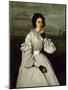 Portrait of Claire Sennegon-Jean-Baptiste-Camille Corot-Mounted Giclee Print