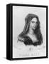 Portrait of Clara Gazul-Etienne Jean Delecluze-Framed Stretched Canvas