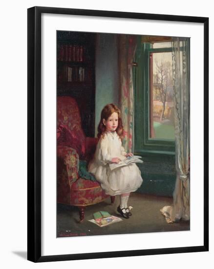 Portrait of Clara Hughes, 1902-Sir William Orpen-Framed Giclee Print