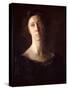 Portrait of Clara J. Mather-Thomas Cowperthwait Eakins-Stretched Canvas