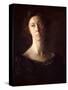 Portrait of Clara J. Mather-Thomas Cowperthwait Eakins-Stretched Canvas