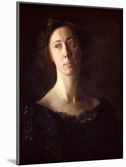 Portrait of Clara J. Mather-Thomas Cowperthwait Eakins-Mounted Giclee Print