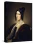 Portrait of Clara Maffei, 1845-Francesco Hayez-Stretched Canvas