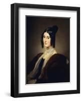 Portrait of Clara Maffei, 1845-Francesco Hayez-Framed Giclee Print