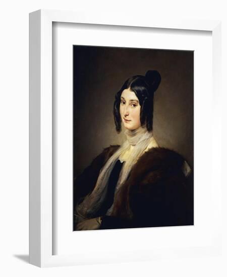 Portrait of Clara Maffei, 1845-Francesco Hayez-Framed Giclee Print