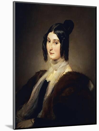 Portrait of Clara Maffei, 1845-Francesco Hayez-Mounted Giclee Print