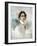 Portrait of Clara Schumann (1819-96) 1853-Joseph Bonaventure Laurens-Framed Giclee Print