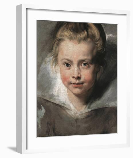 Portrait Of Clara Serena Rubens, c.1616-Peter Paul Rubens-Framed Premium Giclee Print