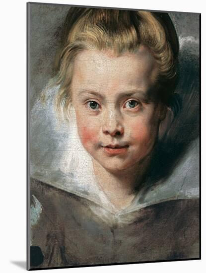 Portrait of Clara Serena Rubens-Peter Paul Rubens-Mounted Giclee Print
