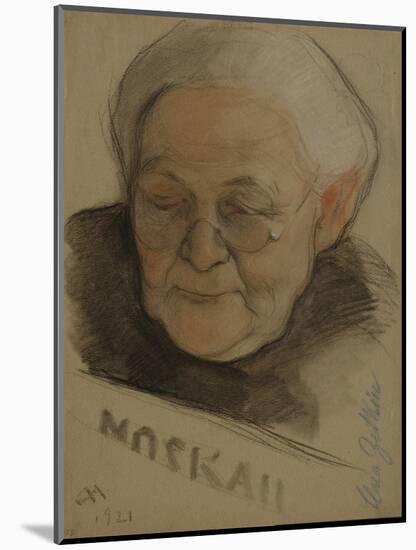 Portrait of Clara Zetkin (1857-193), 1921-Nikolai Andreevich Andreev-Mounted Giclee Print