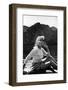Portrait of Clare Boothe Luce in Majorca, Spain, 1962-Alfred Eisenstaedt-Framed Photographic Print