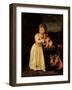 Portrait of Clarissa Strozzi, 1542 (Oil on Canvas)-Titian (c 1488-1576)-Framed Giclee Print