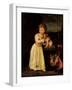 Portrait of Clarissa Strozzi, 1542 (Oil on Canvas)-Titian (c 1488-1576)-Framed Giclee Print