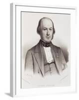 Portrait of Claude Bernard-null-Framed Giclee Print