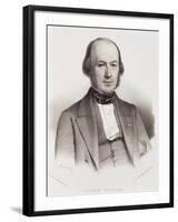 Portrait of Claude Bernard-null-Framed Giclee Print