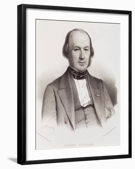 Portrait of Claude Bernard-null-Framed Giclee Print