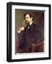 Portrait of Claude Debussy (1862-1918) 1902-Marcel Andre Baschet-Framed Giclee Print