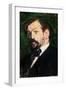 Portrait of Claude Debussy-Jacques-emile Blanche-Framed Giclee Print