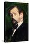 Portrait of Claude Debussy-Jacques-emile Blanche-Stretched Canvas