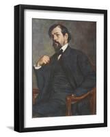 Portrait of Claude Debussy-Jacques-emile Blanche-Framed Giclee Print