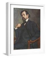 Portrait of Claude Debussy-Jacques-emile Blanche-Framed Giclee Print