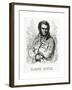 Portrait of Claude Gueux, 1834-Paul Gavarni-Framed Giclee Print