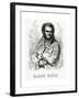 Portrait of Claude Gueux, 1834-Paul Gavarni-Framed Giclee Print