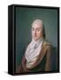 Portrait of Claude Henri de Rouvroy, Count of Saint-Simon, aged 35, 1848-Hippolyte Ravergie-Framed Stretched Canvas