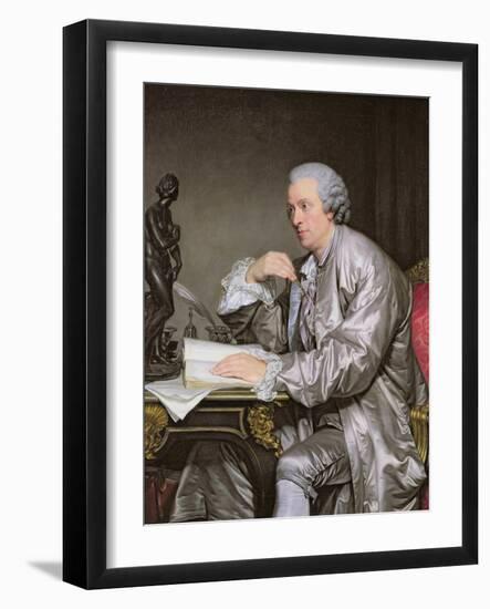 Portrait of Claude-Henri Watelet-Jean-Baptiste Greuze-Framed Giclee Print