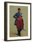 Portrait of Claude Monet (1840-1926) in Uniform, 1861-Charles Marie Lhuillier-Framed Giclee Print