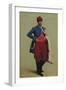 Portrait of Claude Monet (1840-1926) in Uniform, 1861-Charles Marie Lhuillier-Framed Giclee Print