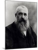 Portrait of Claude Monet (1841-1926) 1901 (B/W Photo)-Nadar-Mounted Giclee Print