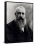 Portrait of Claude Monet (1841-1926) 1901 (B/W Photo)-Nadar-Framed Stretched Canvas