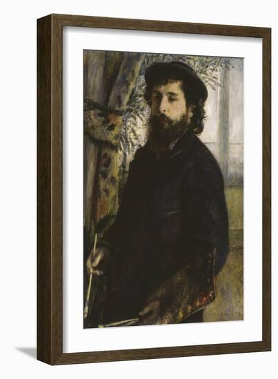 Portrait of Claude Monet, c.1875-Pierre-Auguste Renoir-Framed Giclee Print