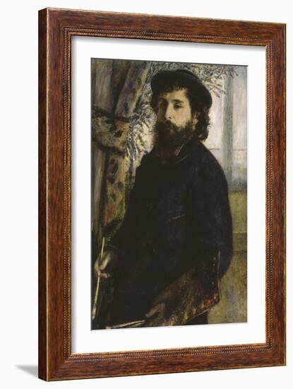 Portrait of Claude Monet, c.1875-Pierre-Auguste Renoir-Framed Giclee Print