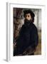 Portrait of Claude Monet with Palette, 1875-Pierre-Auguste Renoir-Framed Giclee Print