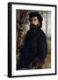 Portrait of Claude Monet with Palette, 1875-Pierre-Auguste Renoir-Framed Giclee Print