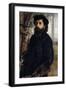 Portrait of Claude Monet with Palette, 1875-Pierre-Auguste Renoir-Framed Giclee Print