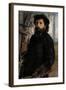 Portrait of Claude Monet-Pierre-Auguste Renoir-Framed Premium Giclee Print