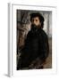 Portrait of Claude Monet-Pierre-Auguste Renoir-Framed Art Print