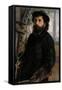 Portrait of Claude Monet-Pierre-Auguste Renoir-Framed Stretched Canvas