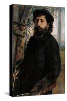 Portrait of Claude Monet-Pierre-Auguste Renoir-Stretched Canvas