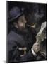 Portrait of Claude Monet-Pierre-Auguste Renoir-Mounted Giclee Print