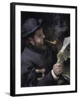 Portrait of Claude Monet-Pierre-Auguste Renoir-Framed Giclee Print