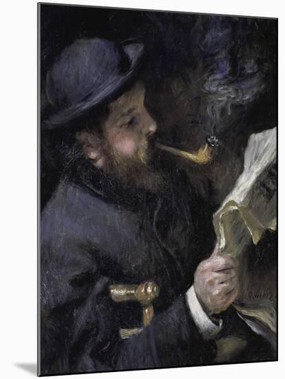 Portrait of Claude Monet-Pierre-Auguste Renoir-Mounted Giclee Print