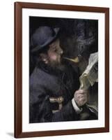 Portrait of Claude Monet-Pierre-Auguste Renoir-Framed Giclee Print