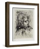 Portrait of Claude Renoir, 1908-Pierre-Auguste Renoir-Framed Giclee Print