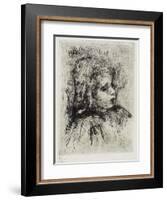 Portrait of Claude Renoir, 1908-Pierre-Auguste Renoir-Framed Giclee Print