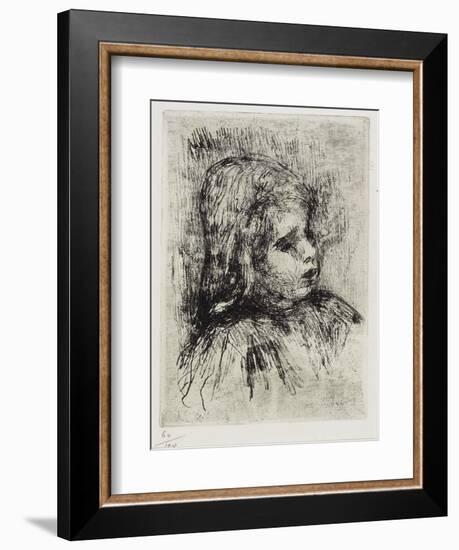 Portrait of Claude Renoir, 1908-Pierre-Auguste Renoir-Framed Giclee Print