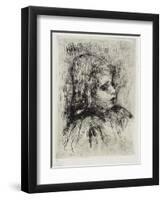 Portrait of Claude Renoir, 1908-Pierre-Auguste Renoir-Framed Giclee Print